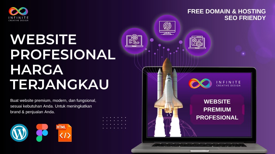 Website Company Profile Premium WordPress (Free Hosting & Domain)