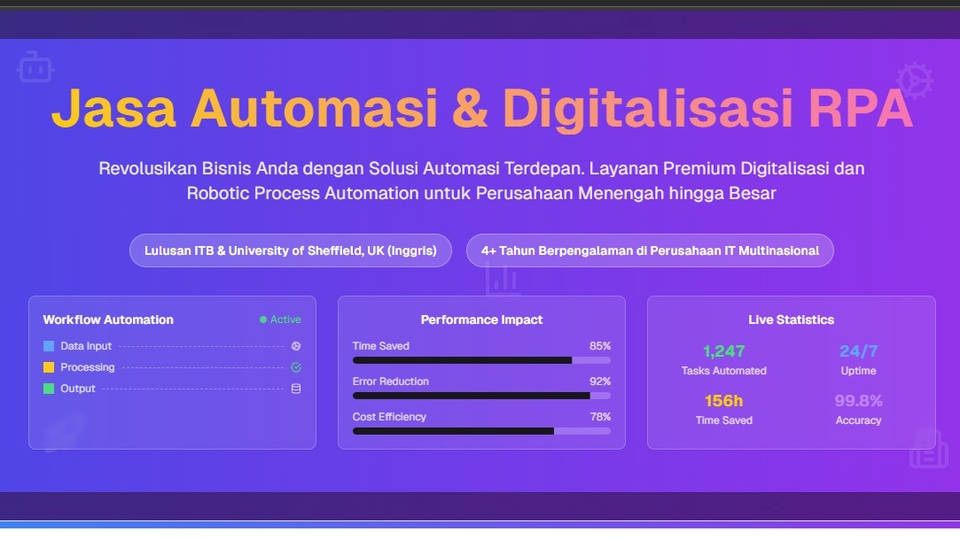 Jasa Pembuatan Software dan Program Dekstop - Jasa Profesional Automasi Bisnis & RPA (Robotic Process Automation)