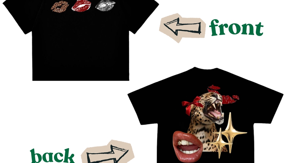 desain ide foto baju kaos simple