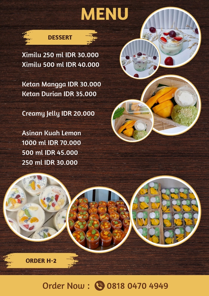 Digital Printing - Desain menu, cover, pricelist - 2