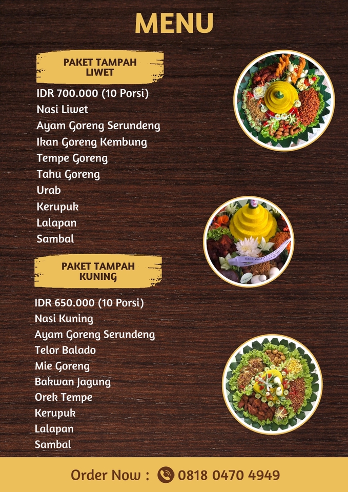 Digital Printing - Desain menu, cover, pricelist - 4