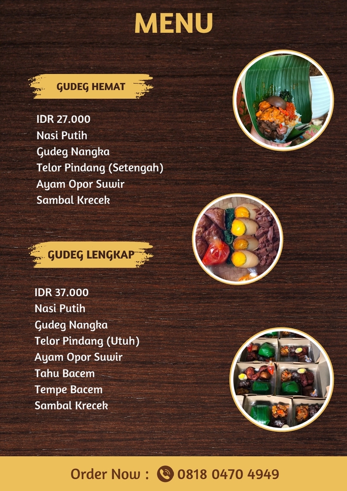 Digital Printing - Desain menu, cover, pricelist - 3