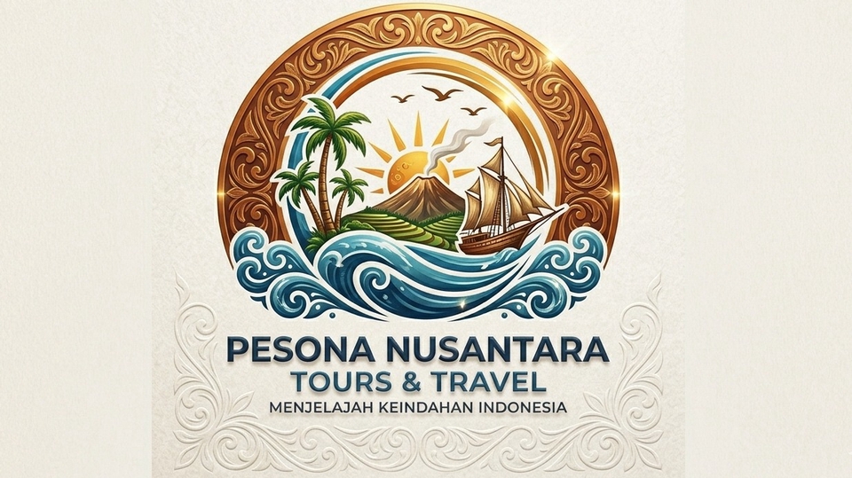 desain logo perusahaan pariwisata