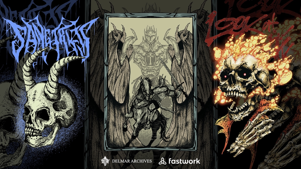 Gambar dan Ilustrasi - ILUSTRASI DARK ART UNTUK BRAND, MERCHANDISE, BAND, TSHIRT, COVER ALBUM, DAN LAIN-LAIN - 3