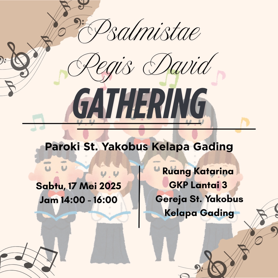 Sample flyer acara gathering