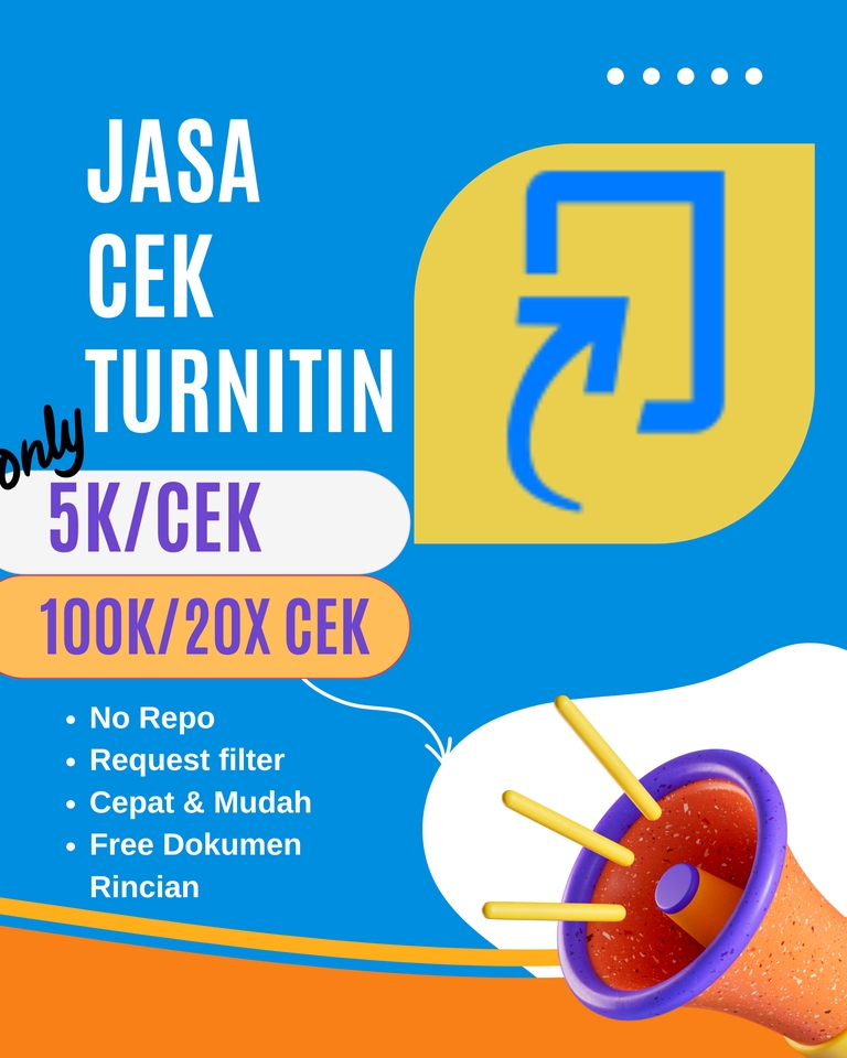 Turnitin - Cek Turnitin NO REPOSITORY (Rp5.000) - 2