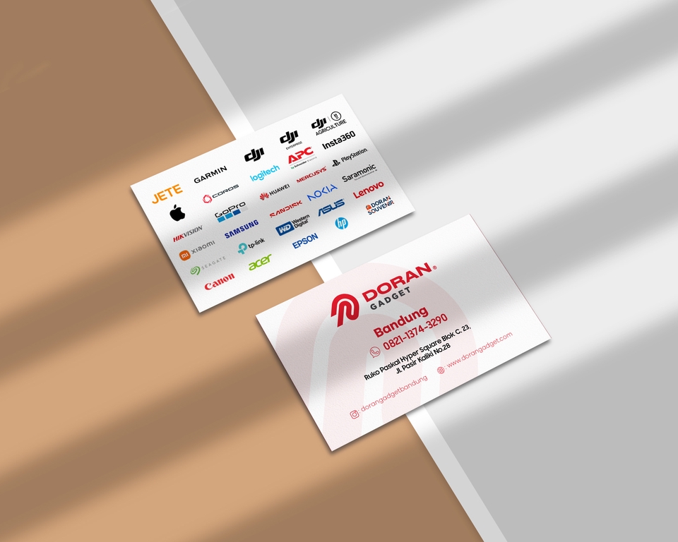 Digital Printing - Desain Voucher atau Kartu Nama Toko - 2