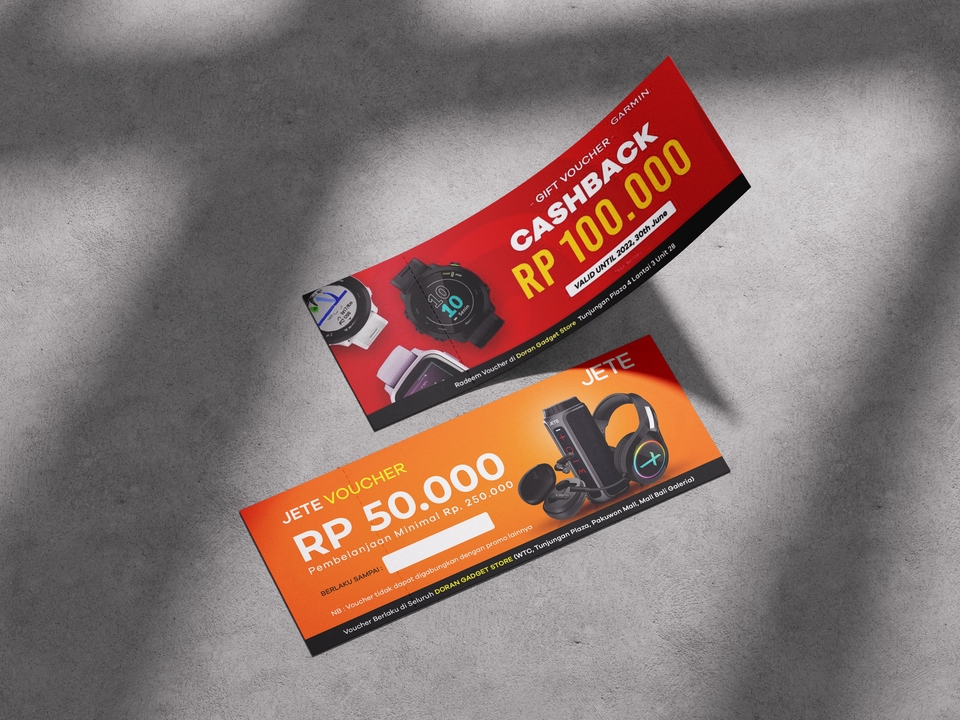 Digital Printing - Desain Voucher atau Kartu Nama Toko - 4