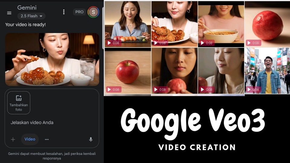 Jasa Pembuatan Video AI Kreatif dan Efisien - Jasa Pembuatan Video AI Menggunakan Veo3 – Cocok untuk Konten, Iklan, dan Kebutuhan Visual Kreatif