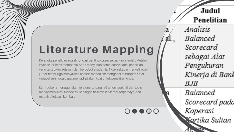 Jasa Lainnya - Literature Mapping – Strategi Review Literatur & Metode Penelitian - 2