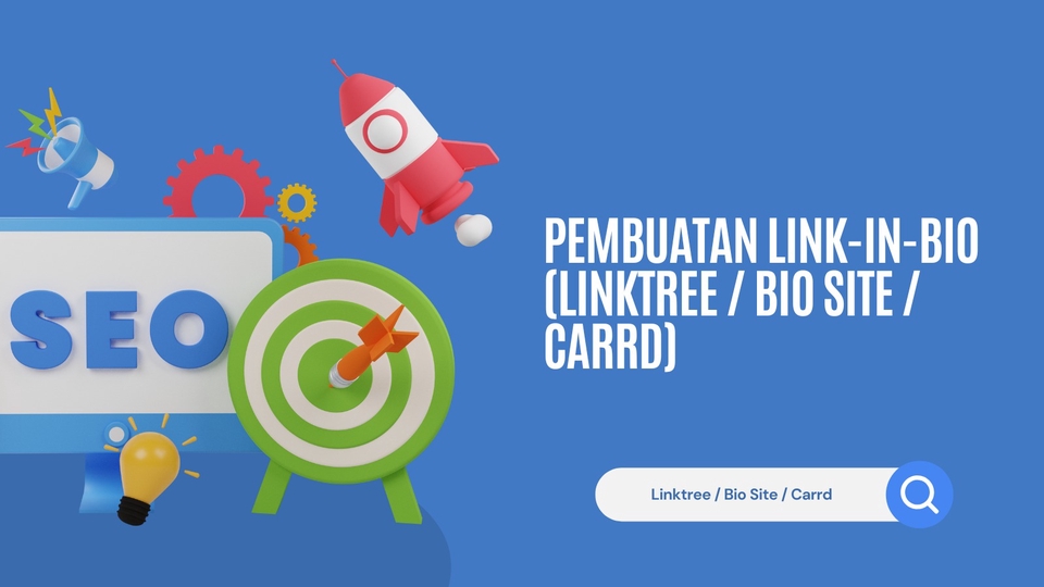 Jasa Lainnya di Pemasaran dan Periklanan - Pembuatan Link-in-Bio (Linktree / Bio Site / Carrd)