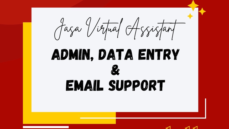 Jasa Virtual Assistant/Sekertaris Terbaik & Terpercaya - Jasa Virtual Assistant: Administrative Support, Data Entry, dan Email Support