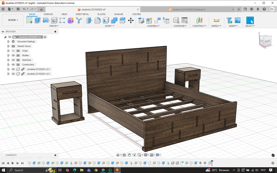 CAD Drawing - Desain Furniture kustom dan gambar kerja - 2