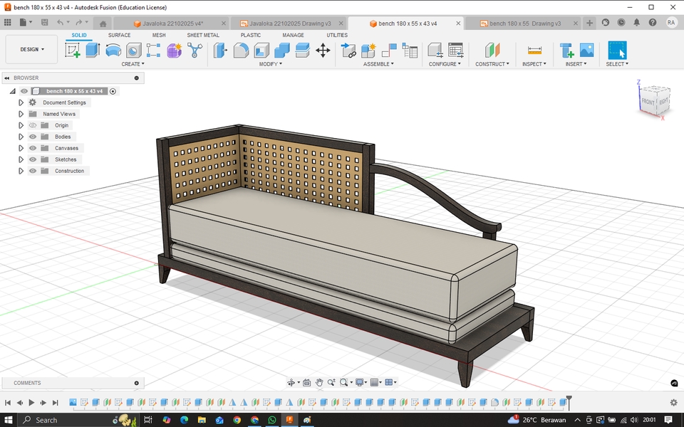 CAD Drawing - Desain Furniture kustom dan gambar kerja - 4