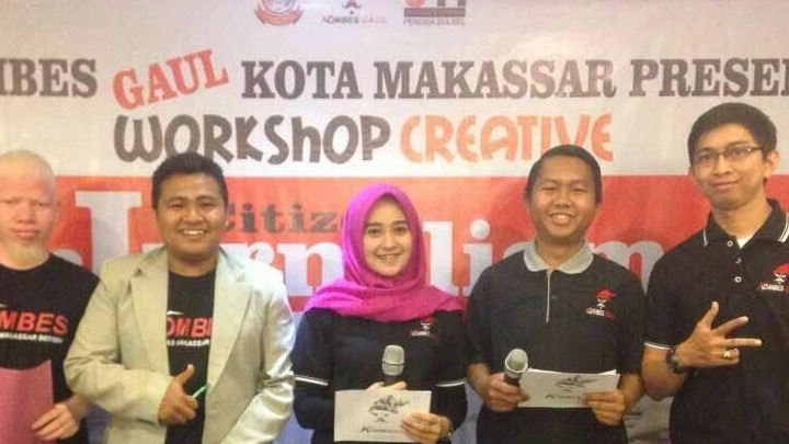 Menjadi Host pada Kegiatan "Citizen Journalism" Tahun 2018 organized by Kombes Gaul Makassar.