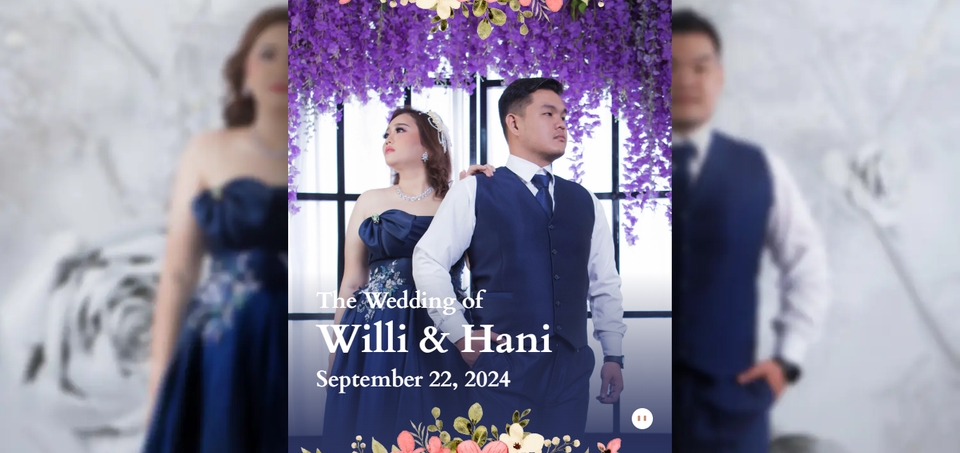https://hadiyuhani.ourvows.my.id
Custom Wedding Website
- Invitation Name
- Guestbook
- Music Player