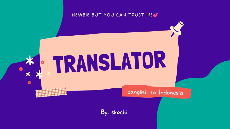 Jasa Lainnya di Desain Grafik - Transator eanglish to indonesia