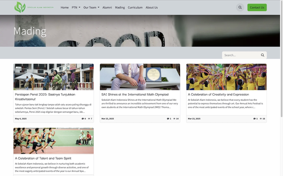 Mading Online, wadah kreativitas siswa
