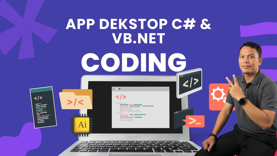 Jasa Pembuatan Aplikasi Dekstop (VB.Net & C#) Windows
