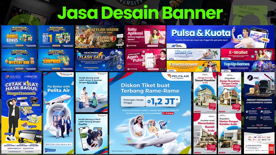 Banner - Jasa Desain Semua Jenis Banner Premium Bergaransi