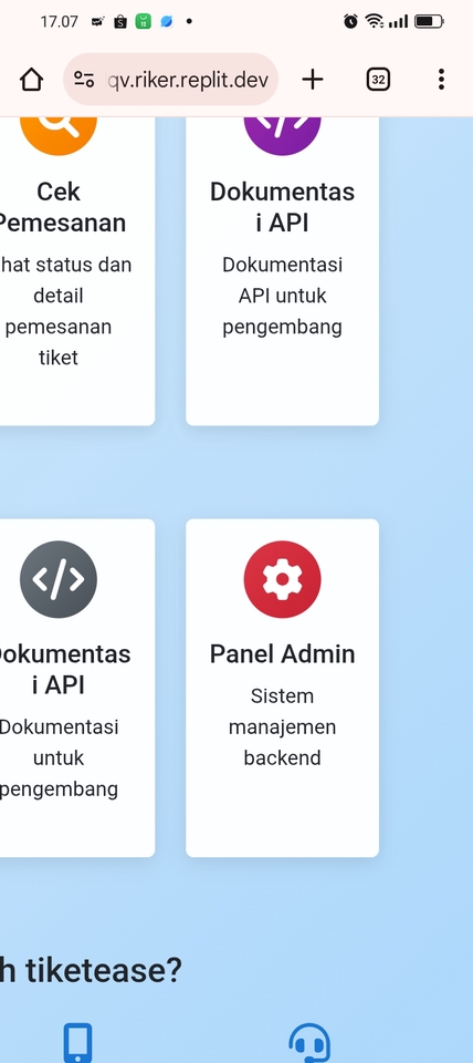 Portal Panel admin 