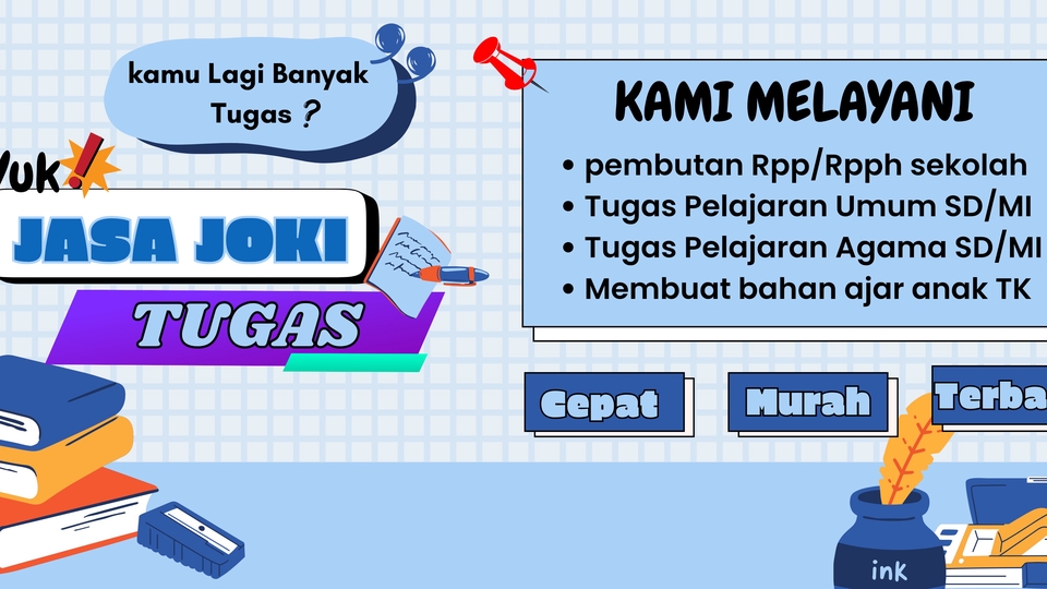 Jasa Lainnya di Penulisan dan Penerjemahan - JOKI TUGAS