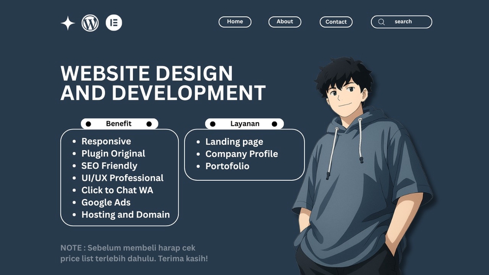 Jasa Pembuatan Website Terbaik dan Profesional - Pembuatan Website WordPress | Landing Page, Website Sales, Company Profile, Portofolio