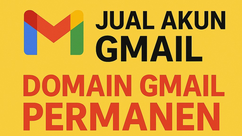 Pembuatan akun domain GMAIL Fresh Bisa Request