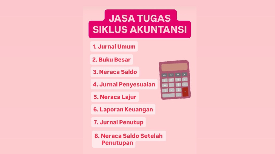 Jasa Tugas Siklus Akuntansi Jurnal Umum - Neraca Saldo Setelah Penutupan