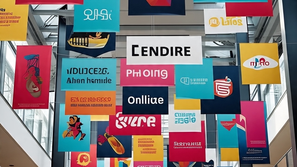 Desain logo banner online