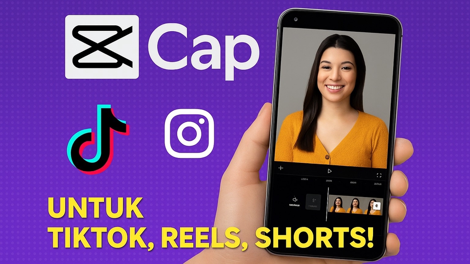 Jasa Membuat Video Animasi 3D dan 2D - Jasa Edit Video TikTok, Reels, YouTube Shorts via CapCut