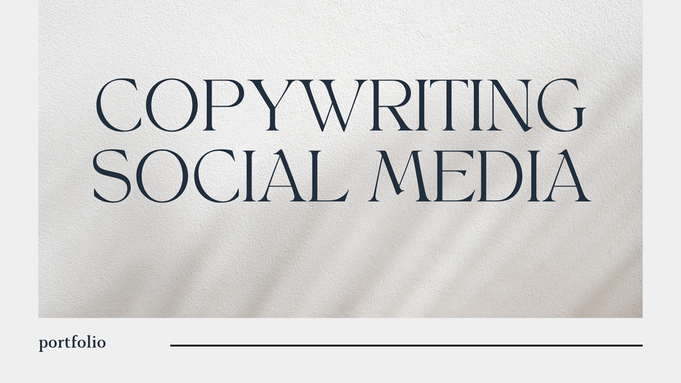 Jasa Penulisan & Pembuatan Caption Instagram dan Sosial Media - Copywriter Sosial Media