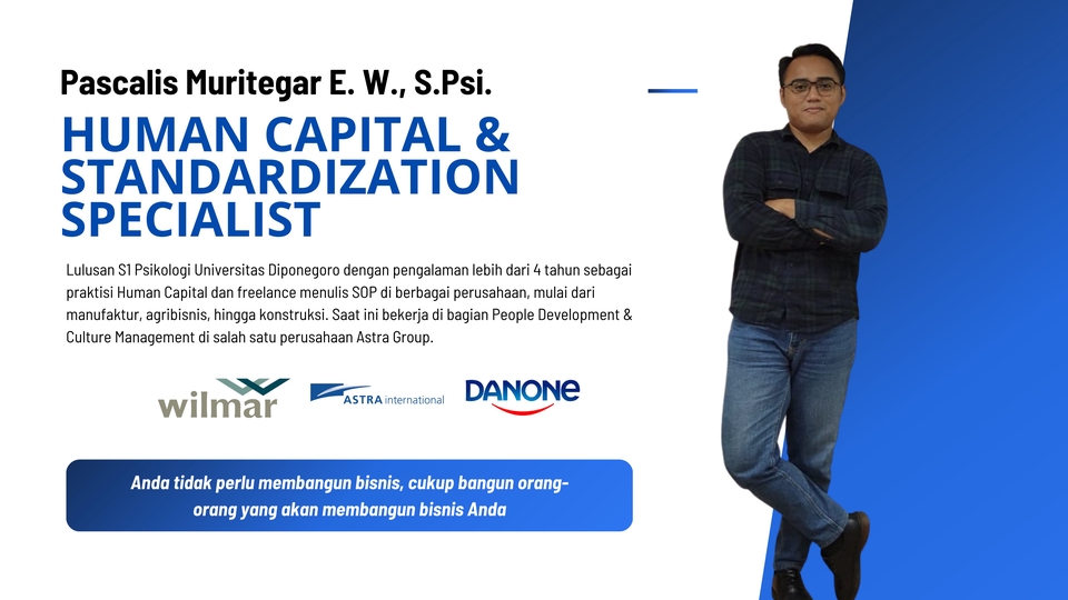 Jasa Konsultan Bisnis untuk Startup dan UKM - Konsultasi Pengelolaan SDM & SOP Perusahaan