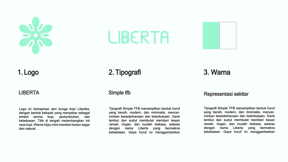 Branding Desain Liberta coffee