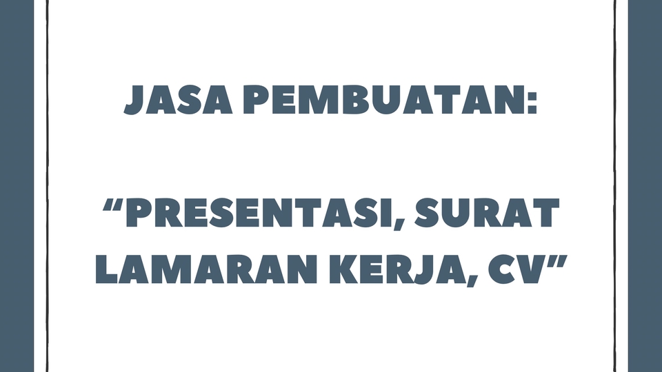 Jasa pembuatan Presentasi
