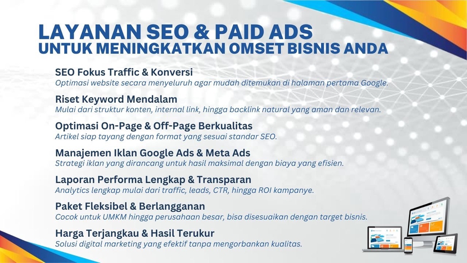 Jasa Backlink Dofollow Berkualitas Terbaik dan Terpercaya - Jasa SEO & Paid Ads untuk Pertumbuhan Bisnis Anda