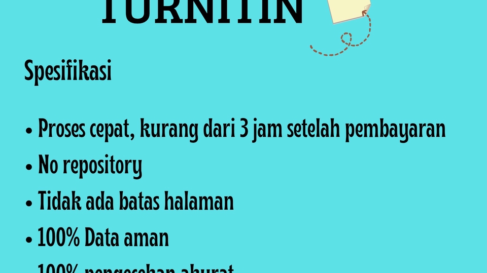 Jasa Cek Turnitin Online Termurah - Jasa cek turnitin hasil akurat & resmi, privasi terjaga.