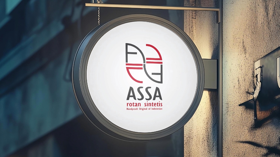 Logo Design ASSA Rotan Sintetis