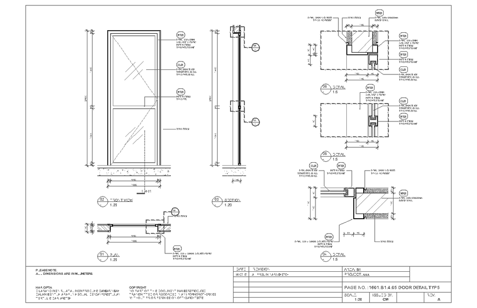 CAD Drawing - JASA PEMBUATAN GAMBAR KERJA FURNITURE & INTERIOR MENGGUNAKAN AUTOCAD - 6