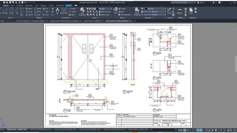 Jasa Gambar AutoCAD & Drafter Arsitektur Interior - JASA PEMBUATAN GAMBAR KERJA FURNITURE & INTERIOR MENGGUNAKAN AUTOCAD