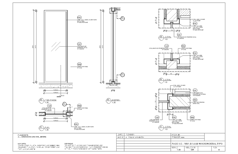 CAD Drawing - JASA PEMBUATAN GAMBAR KERJA FURNITURE & INTERIOR MENGGUNAKAN AUTOCAD - 9
