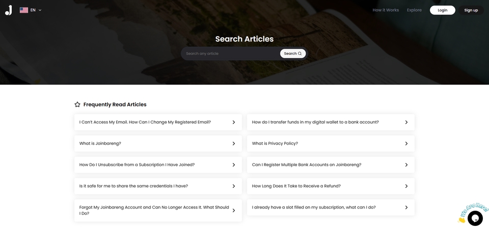 Upload user guide untuk salah satu platform subscription