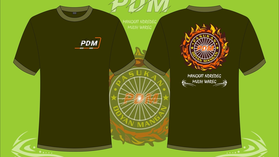 Contoh Deaign Kaos Sablon / DTF