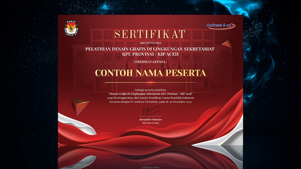 Digital Printing - Jasa Pembuatan Cover Laporan, Banner, Backdrop, Brochure, Sertifikat, desain printing lainnya - 8