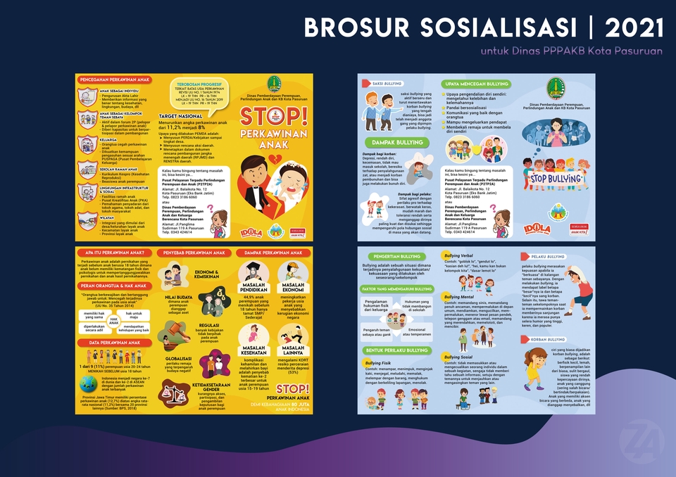 flyer edukasi sesuai tema