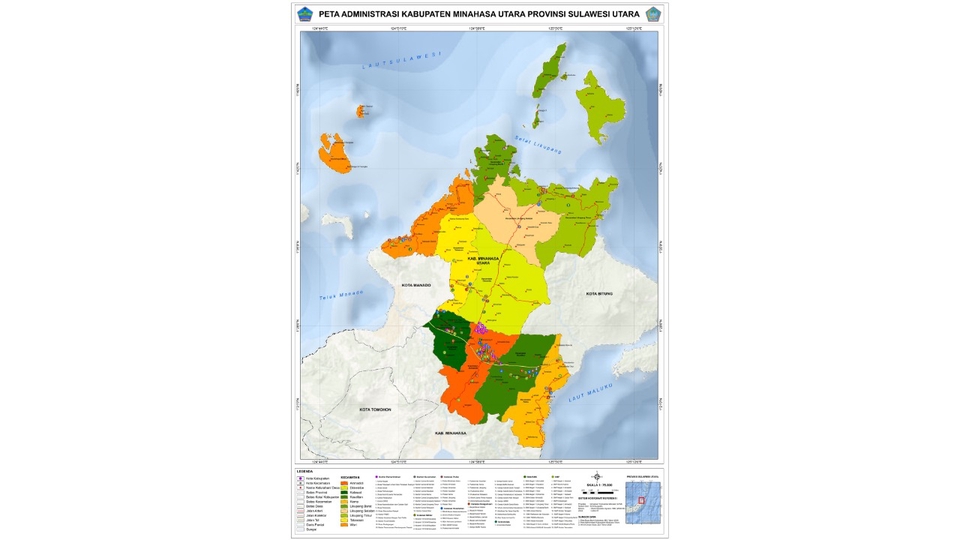 Jasa Lainnya di Desain Grafik - Pembuatan Peta, Pengolahan Data Spasial, Analisa Data Spasial Arcgis