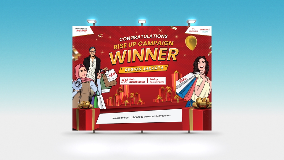 Digital Printing - Desain Backdrop/Photobooth/Billboard/Banner untuk iklan event dan pesta ulang tahun - 2