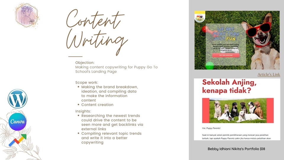 Konten Copywriting Bebby Idhiani Nikita 2