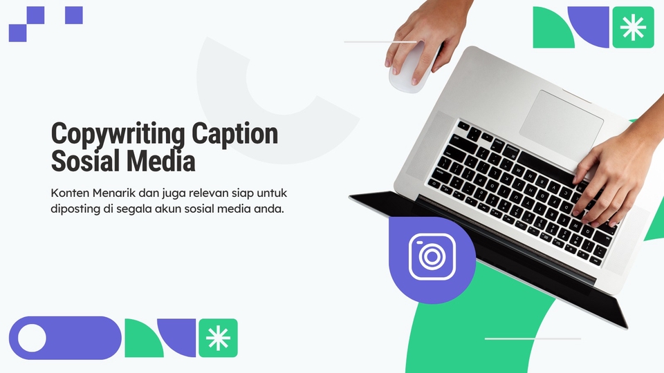 Jasa Penulisan & Pembuatan Caption Instagram dan Sosial Media - Copywriting Caption Sosial Media