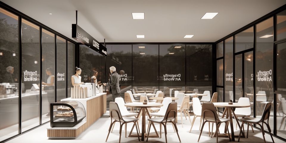 3D & Perspektif - PERENCANAAN DESAIN INTERIOR KOMERSIAL - 2